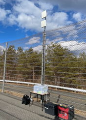 写真:ローカル5G基地局